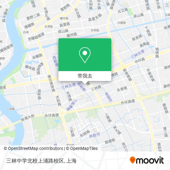 三林中学北校上浦路校区地图
