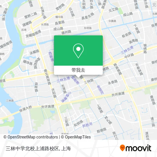 三林中学北校上浦路校区地图