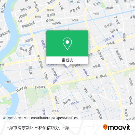 上海市浦东新区三林镇信访办地图
