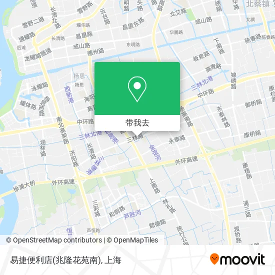 易捷便利店(兆隆花苑南)地图