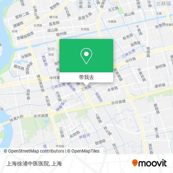 上海徐浦中医医院地图