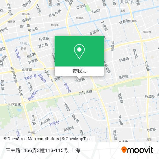 三林路1466弄3幢113-115号地图