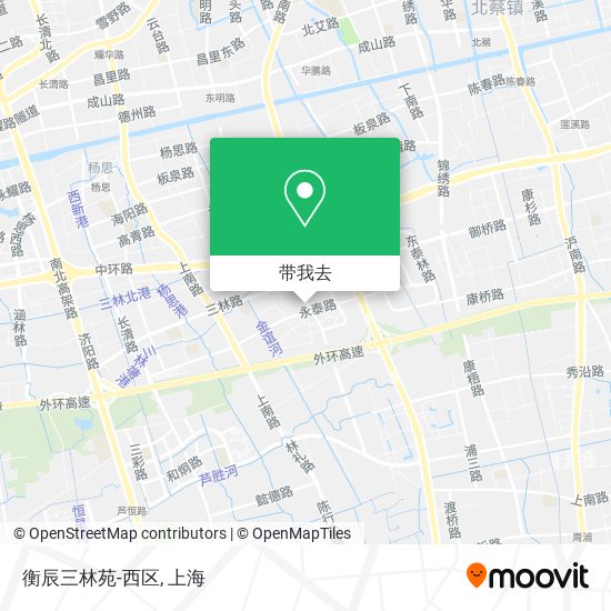 衡辰三林苑-西区地图