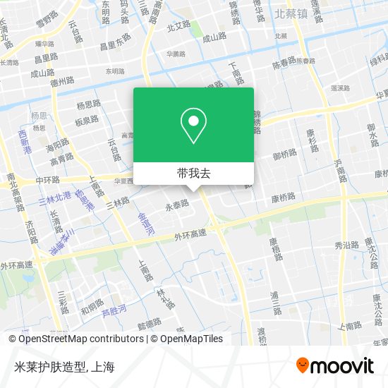米莱护肤造型地图