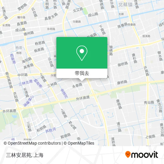 三林安居苑地图