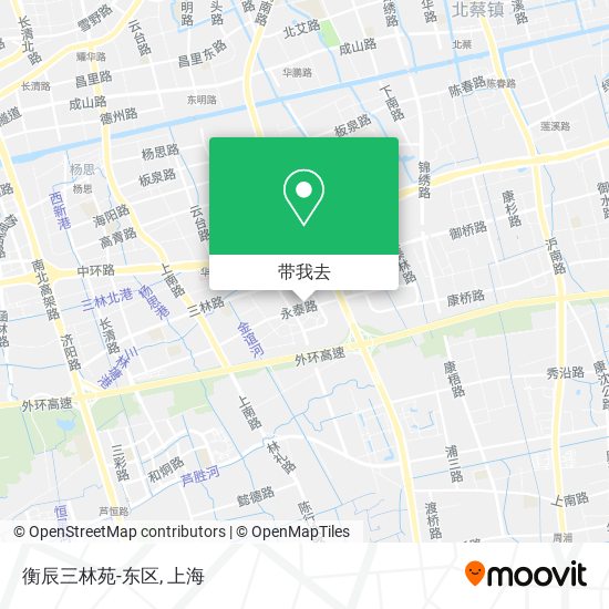 衡辰三林苑-东区地图