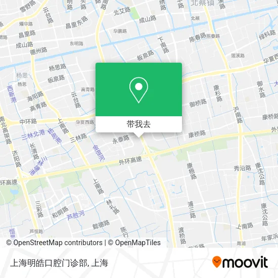 上海明皓口腔门诊部地图