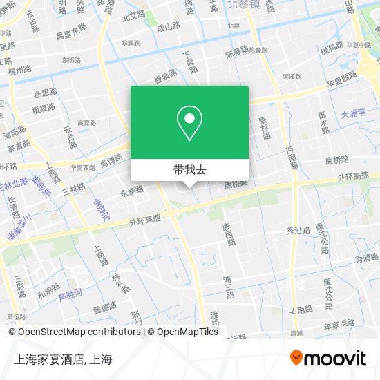 上海家宴酒店地图