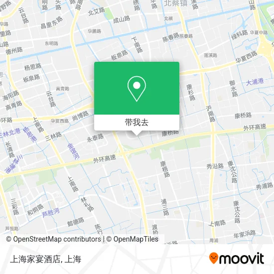 上海家宴酒店地图