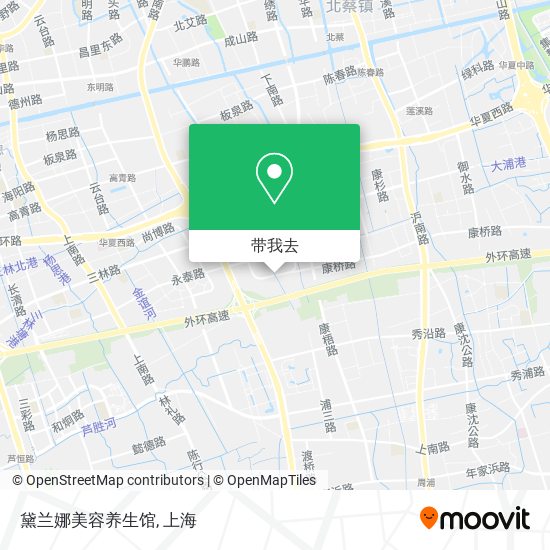 黛兰娜美容养生馆地图