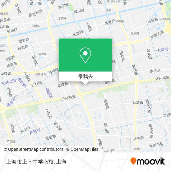 上海市上南中学南校地图
