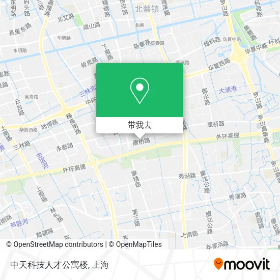 中天科技人才公寓楼地图