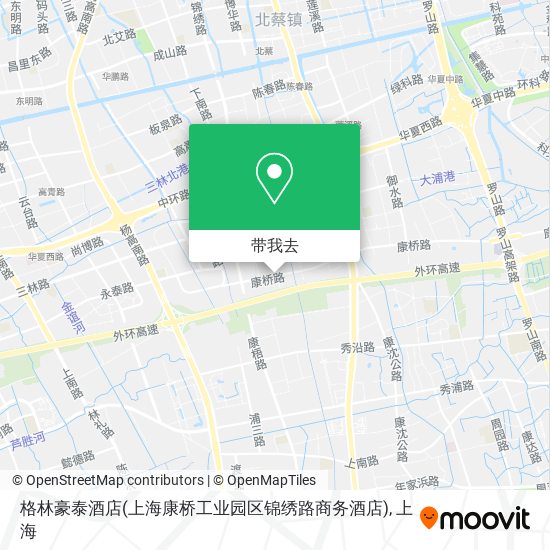 格林豪泰酒店(上海康桥工业园区锦绣路商务酒店)地图