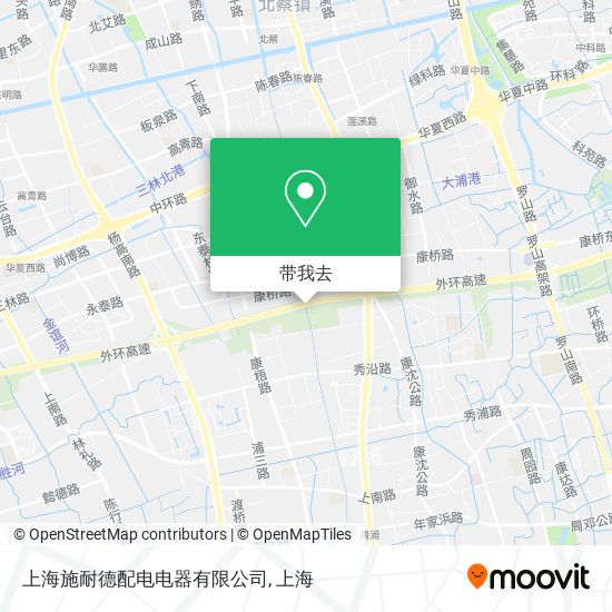 上海施耐德配电电器有限公司地图