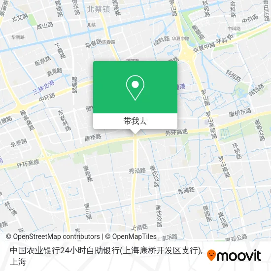 中国农业银行24小时自助银行(上海康桥开发区支行)地图