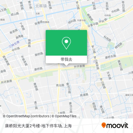 康桥阳光大厦2号楼-地下停车场地图