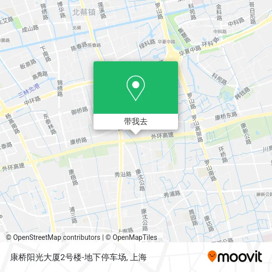 康桥阳光大厦2号楼-地下停车场地图