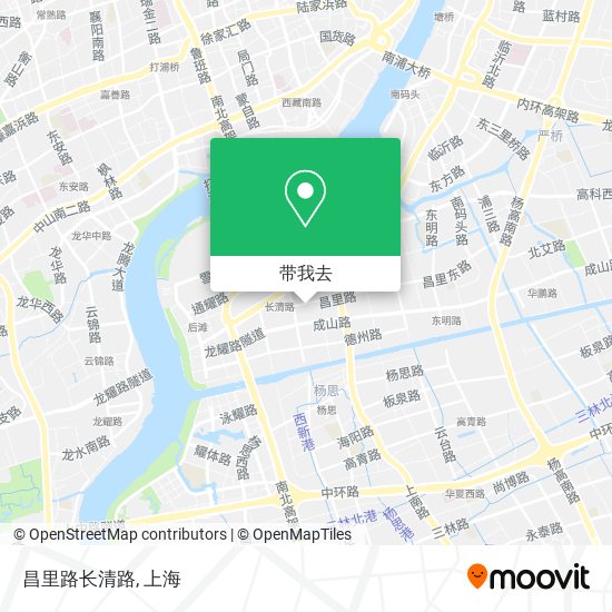 昌里路长清路地图