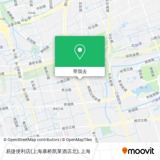 易捷便利店(上海康桥凯莱酒店北)地图