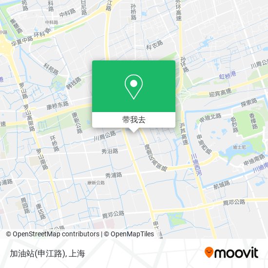 加油站(申江路)地图