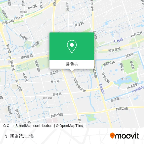 迪新旅馆地图