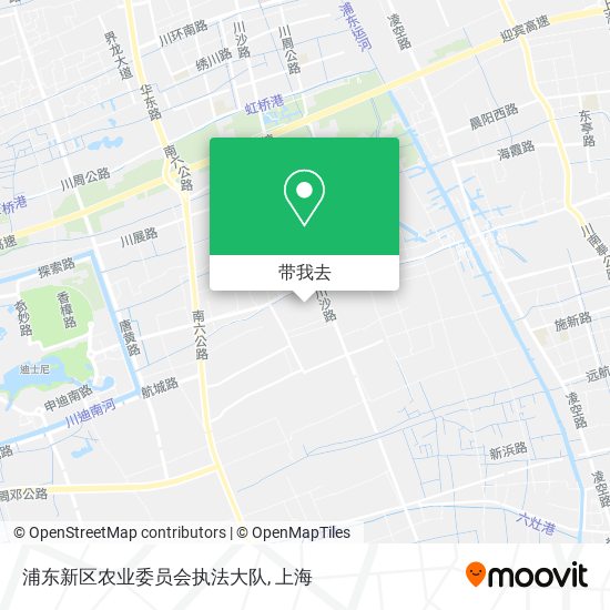 浦东新区农业委员会执法大队地图
