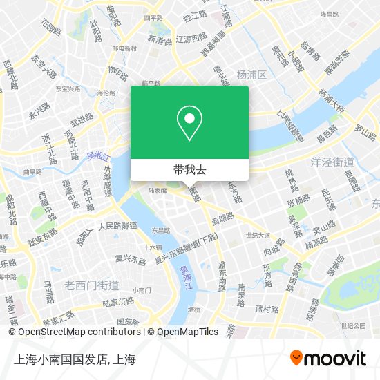 上海小南国国发店地图