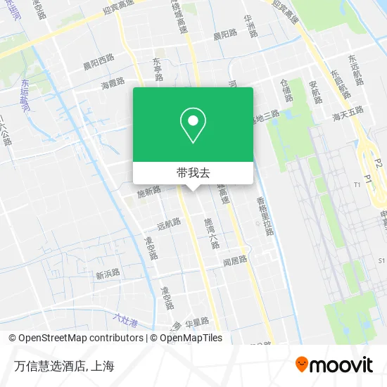 万信慧选酒店地图