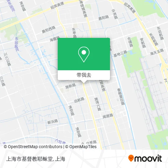 上海市基督教耶稣堂地图
