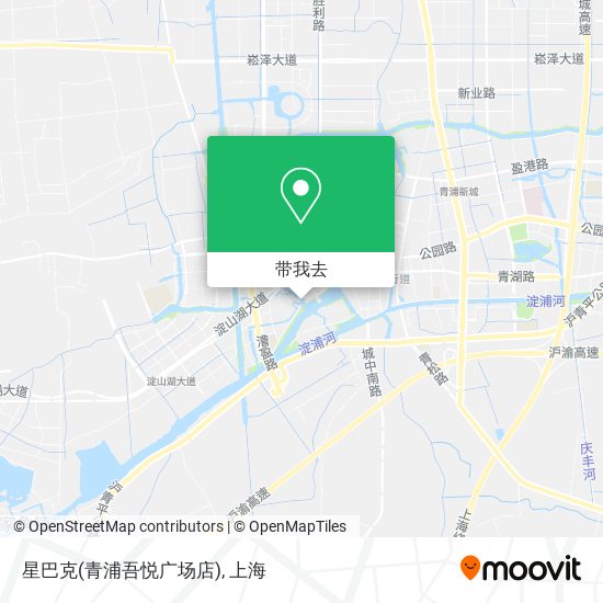 星巴克(青浦吾悦广场店)地图