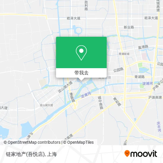 链家地产(吾悦店)地图