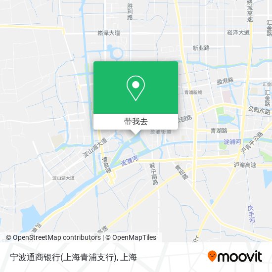 宁波通商银行(上海青浦支行)地图