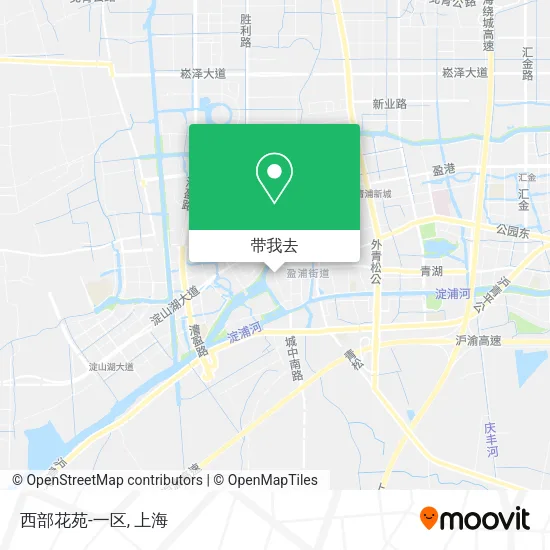 西部花苑-一区地图