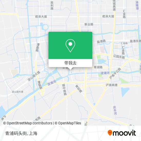 青浦码头街地图