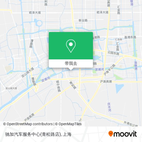 驰加汽车服务中心(青松路店)地图