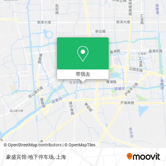 豪盛宾馆-地下停车场地图