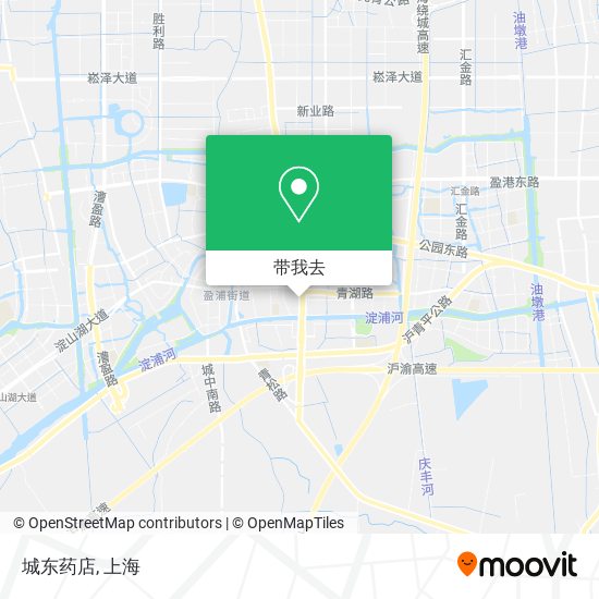 城东药店地图