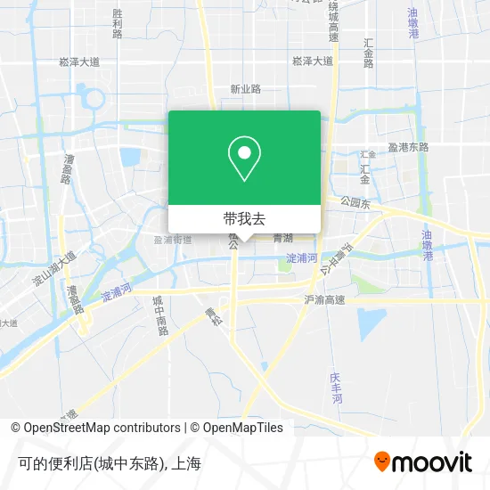 可的便利店(城中东路)地图