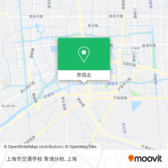 上海市交通学校 青浦分校地图