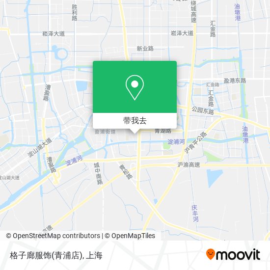 格子廊服饰(青浦店)地图