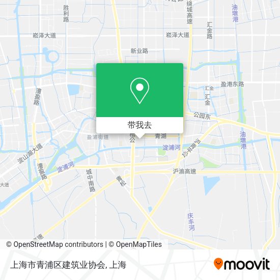 上海市青浦区建筑业协会地图