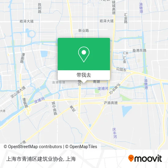上海市青浦区建筑业协会地图