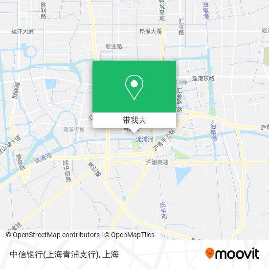 中信银行(上海青浦支行)地图