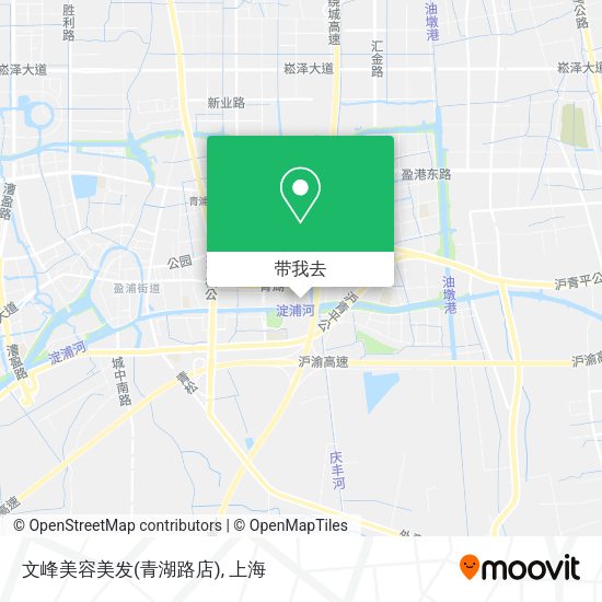 文峰美容美发(青湖路店)地图