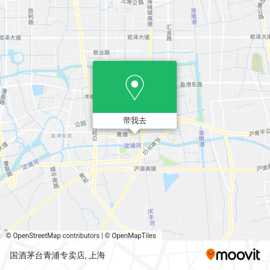 国酒茅台青浦专卖店地图