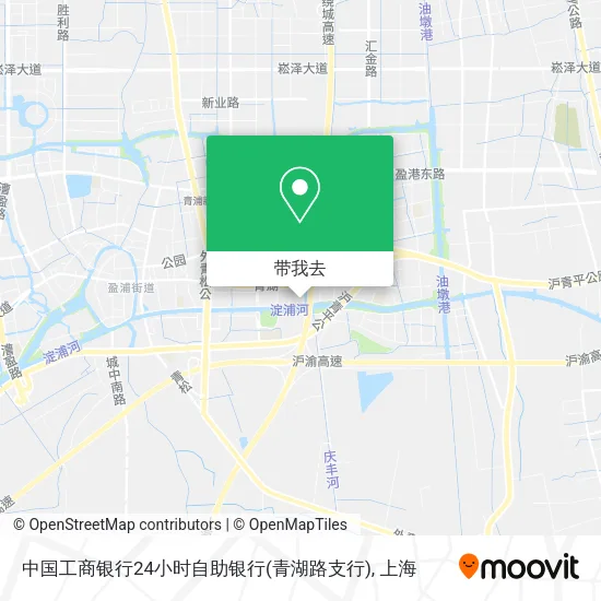 中国工商银行24小时自助银行(青湖路支行)地图