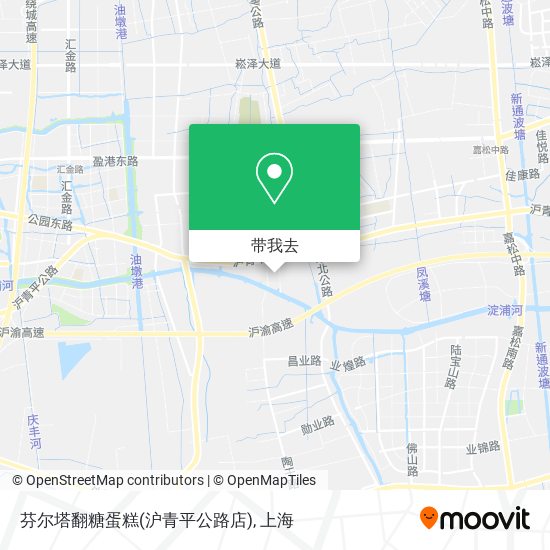 芬尔塔翻糖蛋糕(沪青平公路店)地图