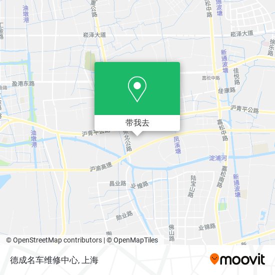 德成名车维修中心地图