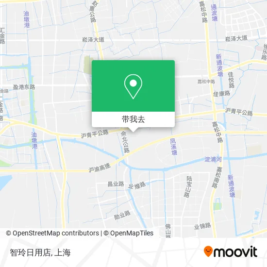 智玲日用店地图