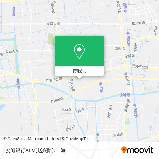 交通银行ATM(赵兴路)地图